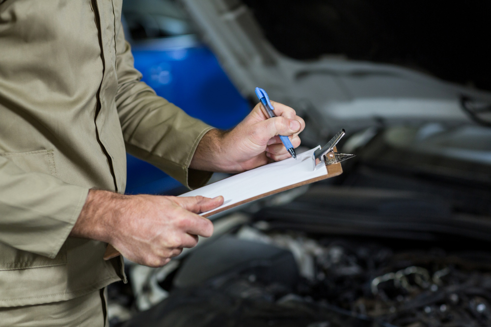 Manutenção preventiva do carro em dias.
